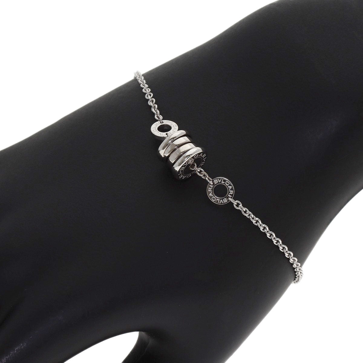 BVLGARI B.zero1 element Bracelet K18 White Gold Ladies [Used]