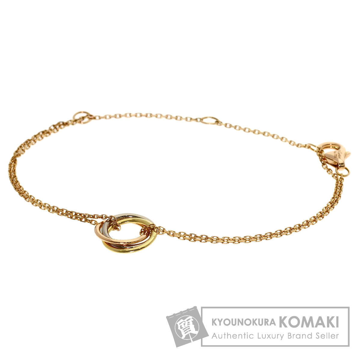 CARTIER Trinity Bracelet K18 Yellow Gold K18 White GoldLadies [Used]