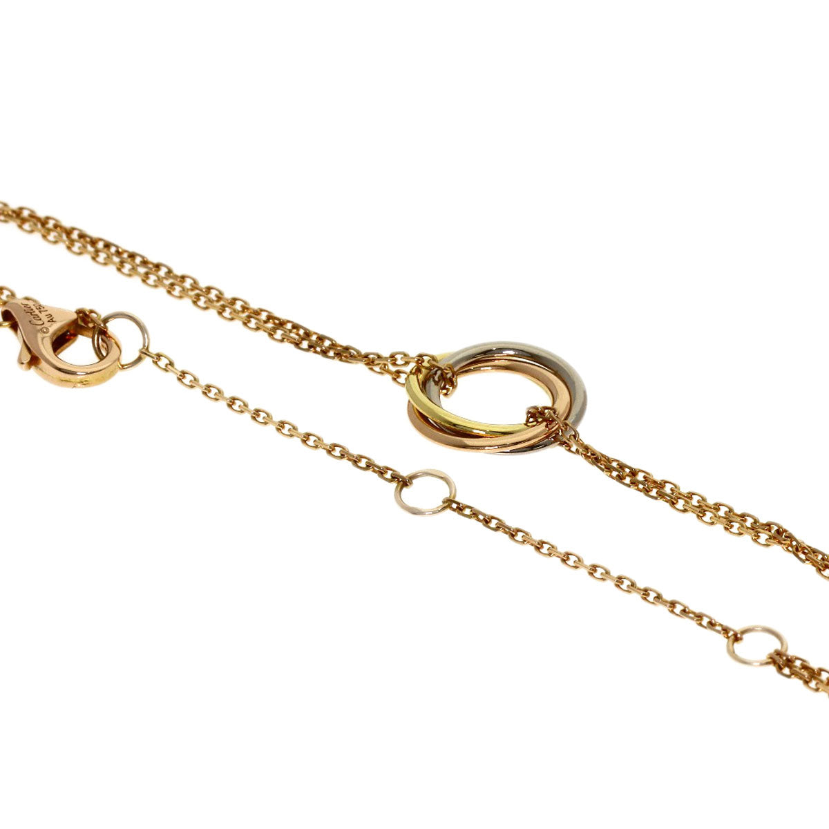 CARTIER Trinity Bracelet K18 Yellow Gold K18 White GoldLadies [Used]