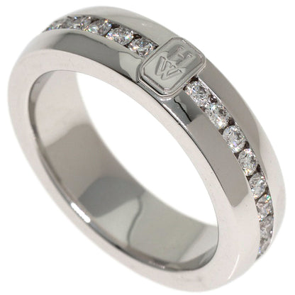 HARRY WINSTON HW Logo Diamond Ring K18 White Gold Ladies [Used]