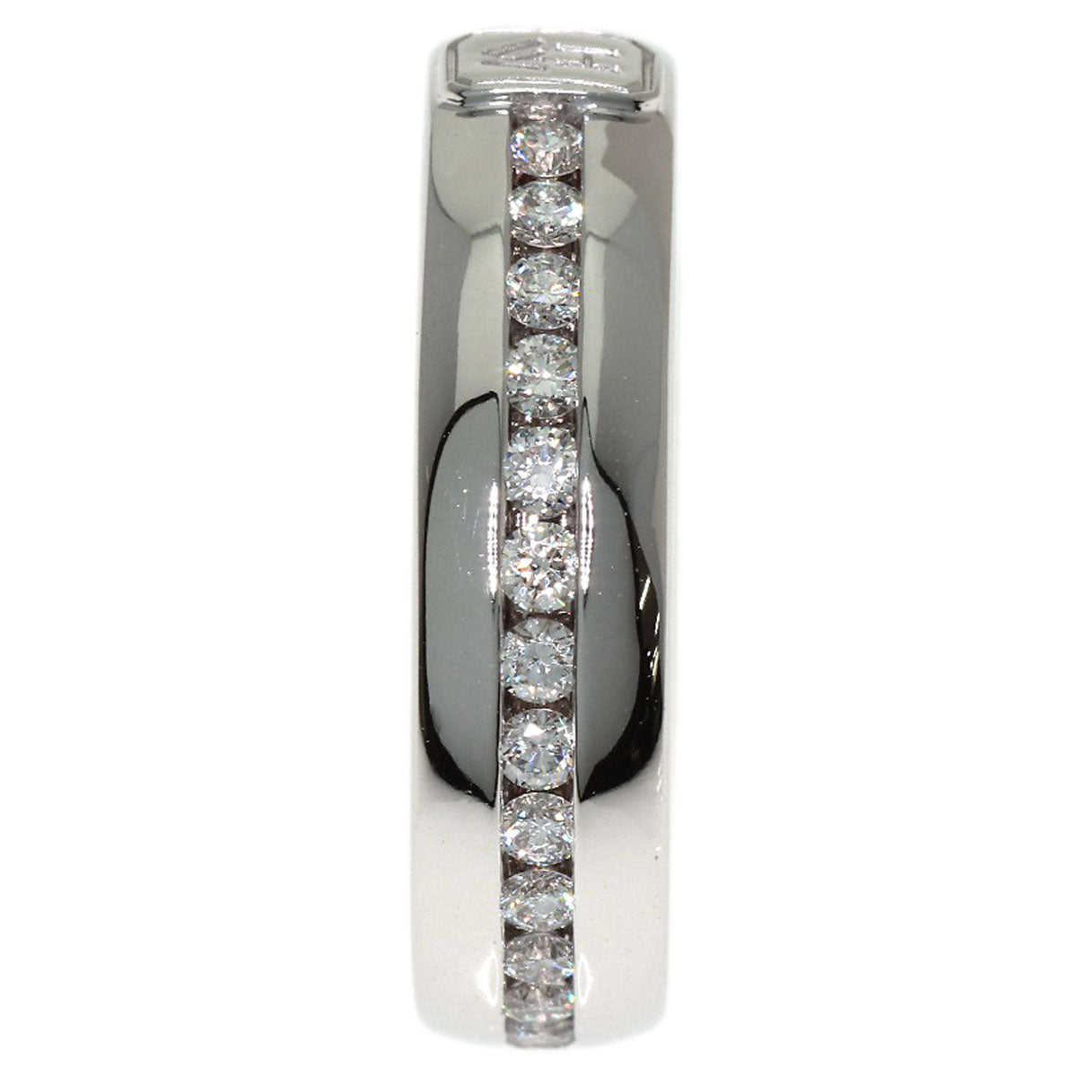 HARRY WINSTON HW Logo Diamond Ring K18 White Gold Ladies [Used]