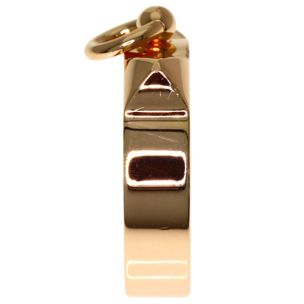 HERMES Collier de Chien PM #53 Ring K18 Pink Gold Ladies [Used]