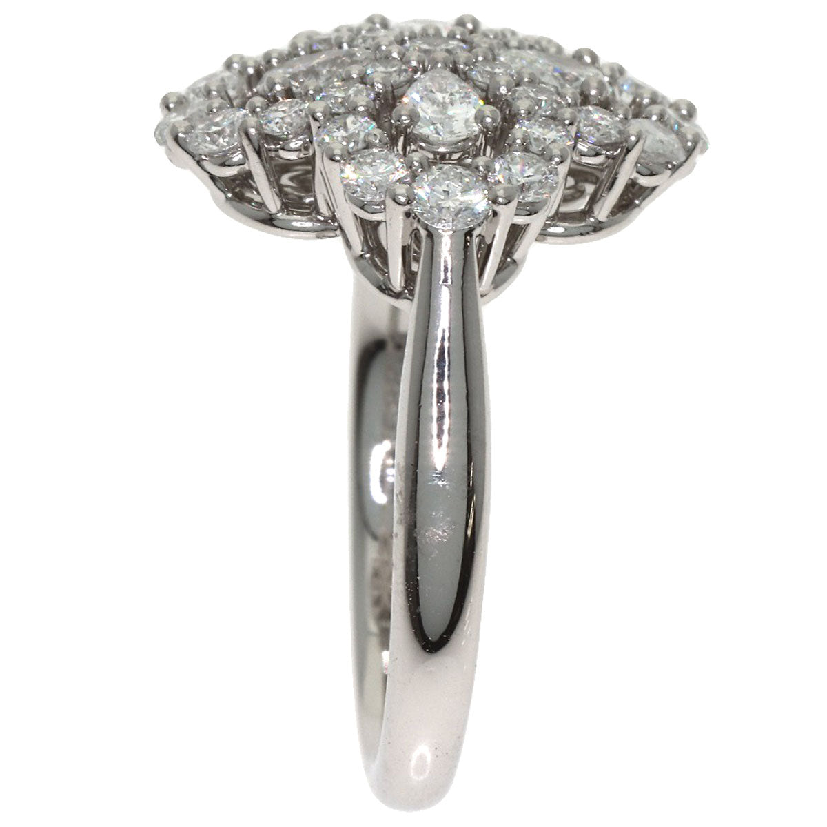 HARRY WINSTON Mini Loop Full Motif Ring with Diamonds Ring Platinum PT950 Ladies [Used]
