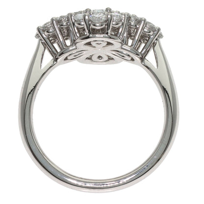 HARRY WINSTON Mini Loop Full Motif Ring with Diamonds Ring Platinum PT950 Ladies [Used]
