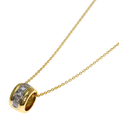 4℃ Diamond Necklace K18 Yellow Gold PT950Ladies [Used]