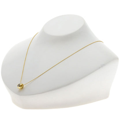 4℃ Diamond Necklace K18 Yellow Gold PT950Ladies [Used]