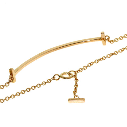 TIFFANY&Co. T smile small Bracelet K18 Pink Gold Ladies [Used]