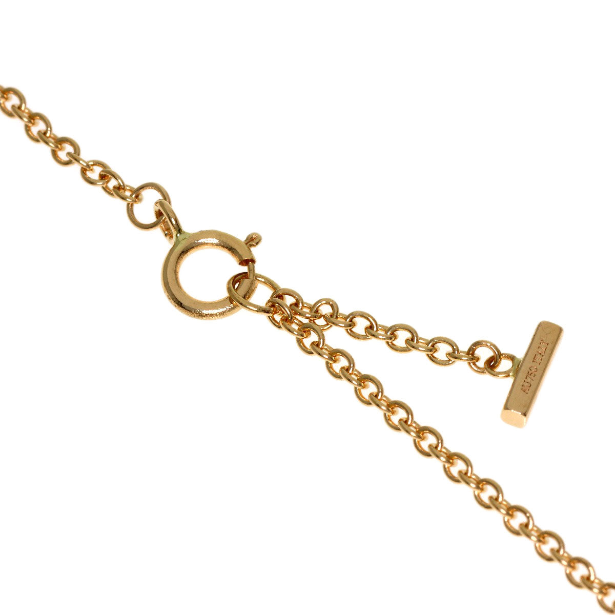 TIFFANY&Co. T smile small Bracelet K18 Pink Gold Ladies [Used]