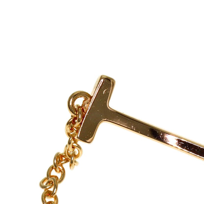 TIFFANY&Co. T smile small Bracelet K18 Pink Gold Ladies [Used]