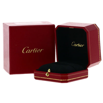 CARTIER Mini Love Ring with 1 Diamond #51 Ring K18 Pink Gold Ladies [Used]