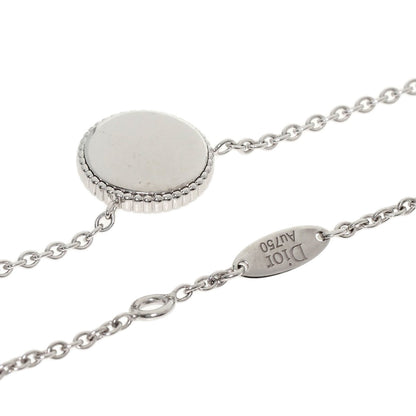 Dior Rose Devan Diamond Small Necklace K18 White Gold Ladies [Used]