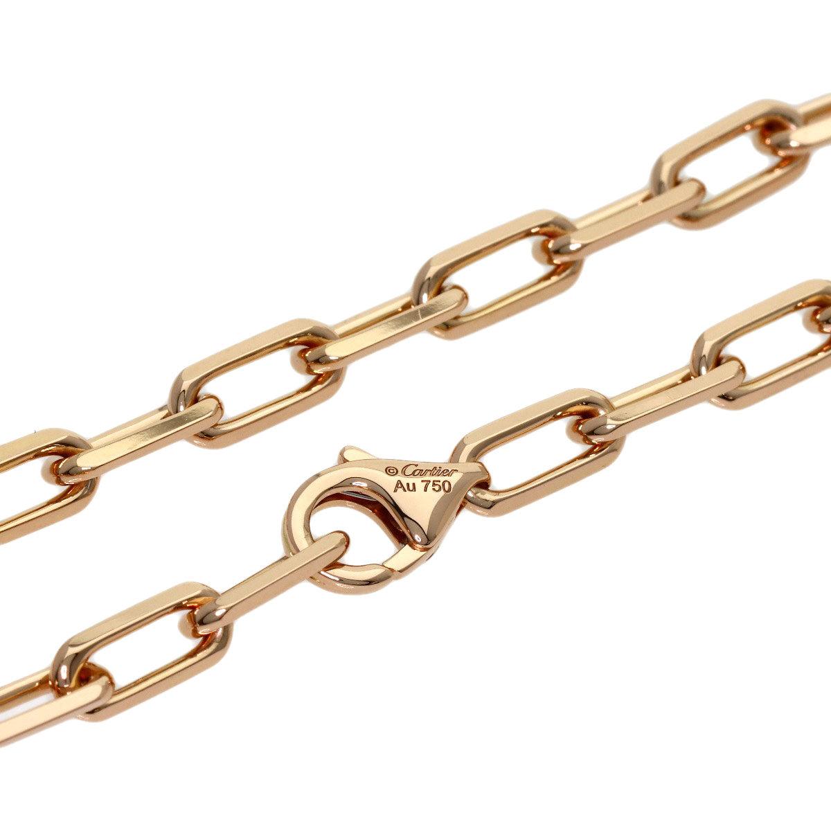 CARTIER Santos Bracelet K18 Pink Gold Ladies [Used]