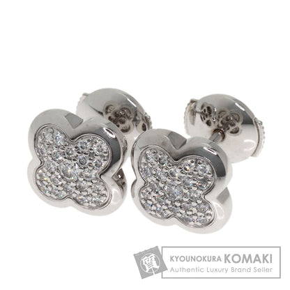 Van Cleef & Arpels Pure Alhambra Diamond earring K18 White Gold Ladies [Used]