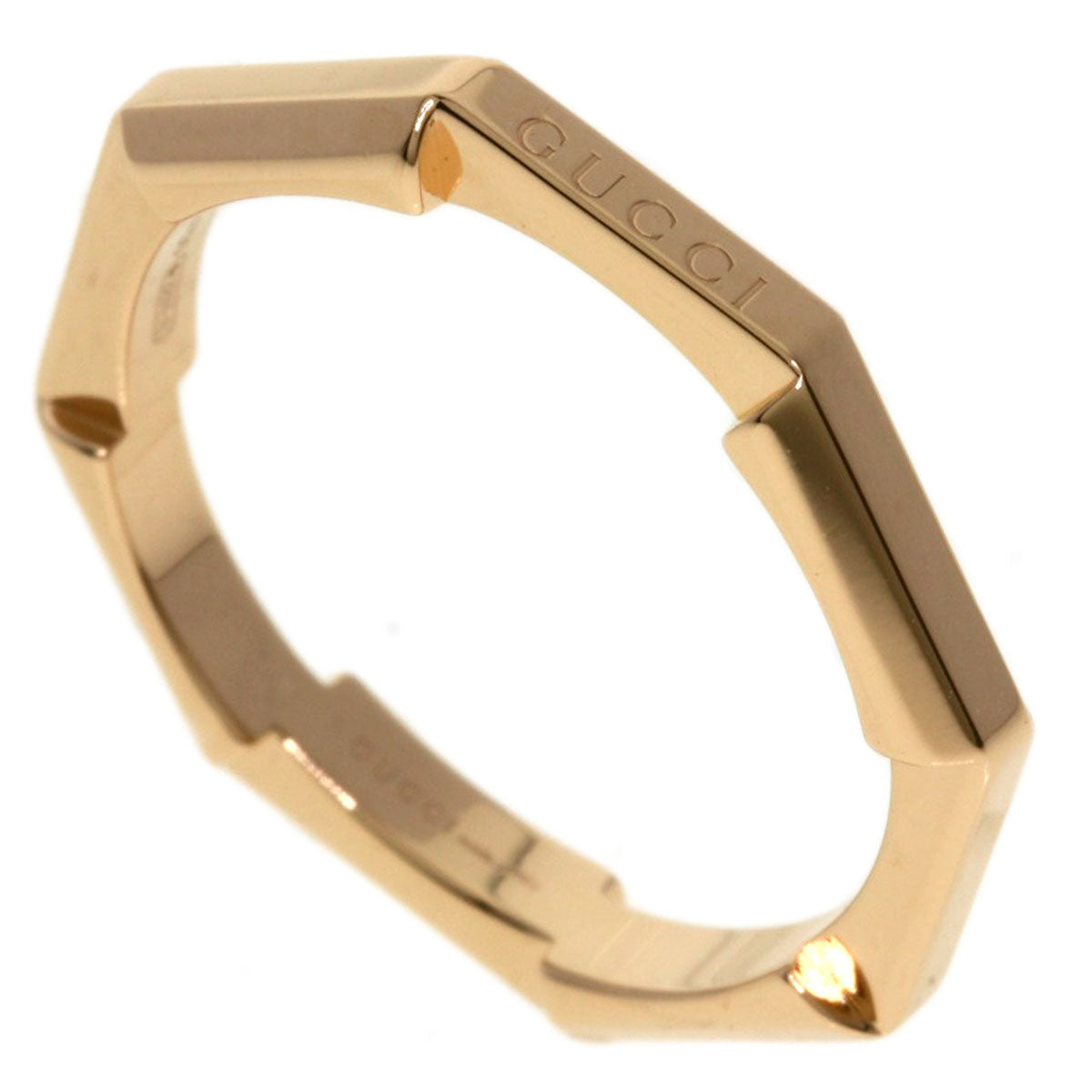 GUCCI Link to Love #11 Ring K18 Pink Gold Ladies [Used]