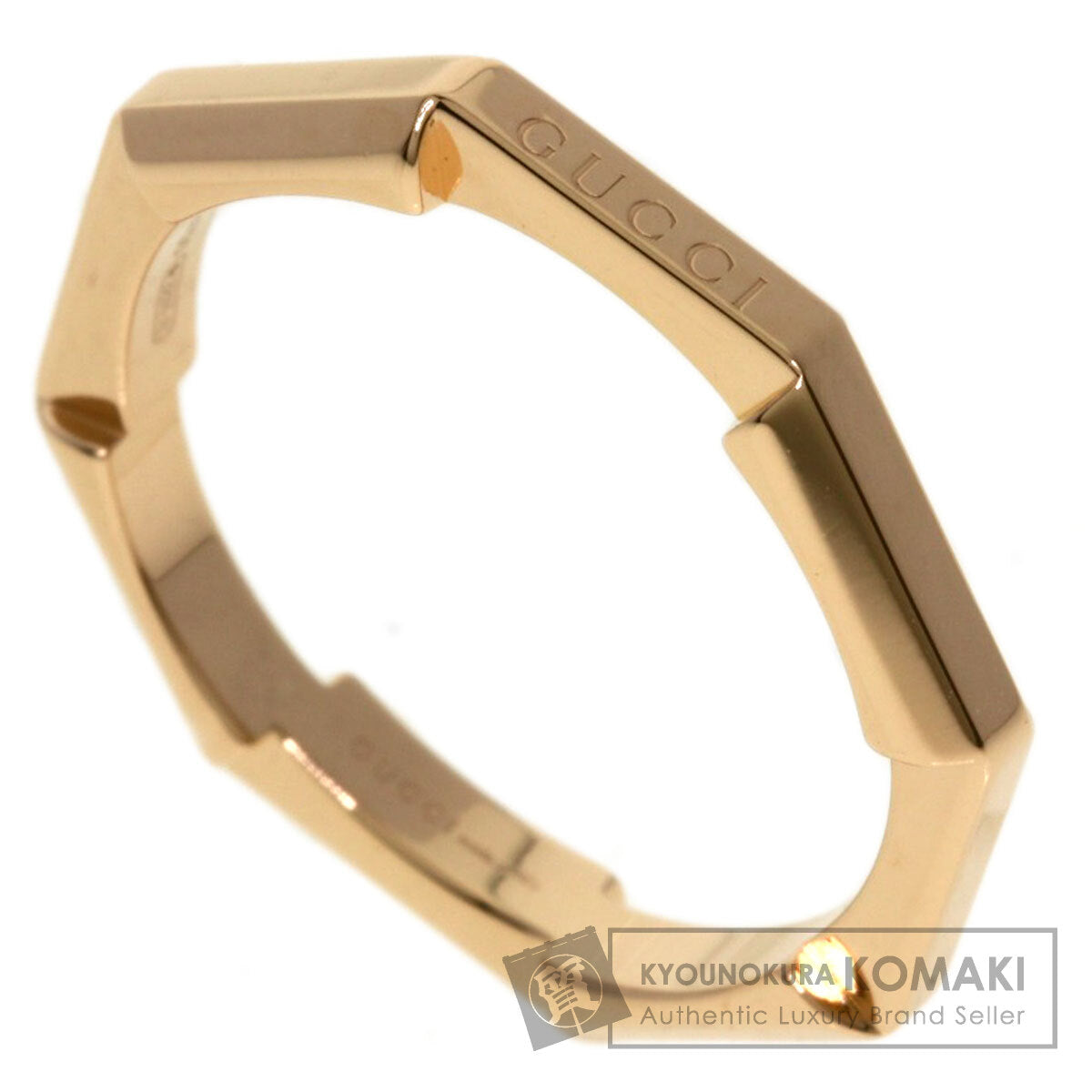 GUCCI Link to Love #11 Ring K18 Pink Gold Ladies [Used]