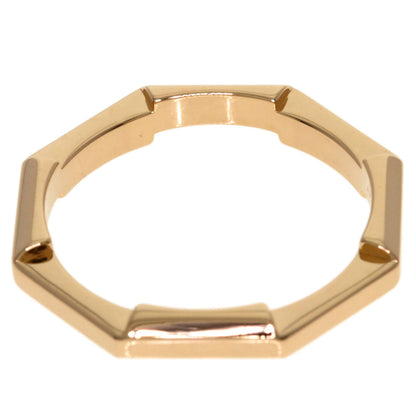 GUCCI Link to Love #11 Ring K18 Pink Gold Ladies [Used]