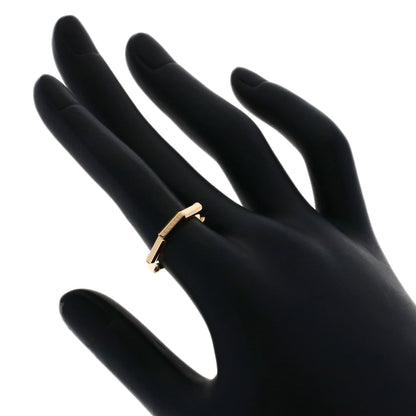 GUCCI Link to Love #11 Ring K18 Pink Gold Ladies [Used]