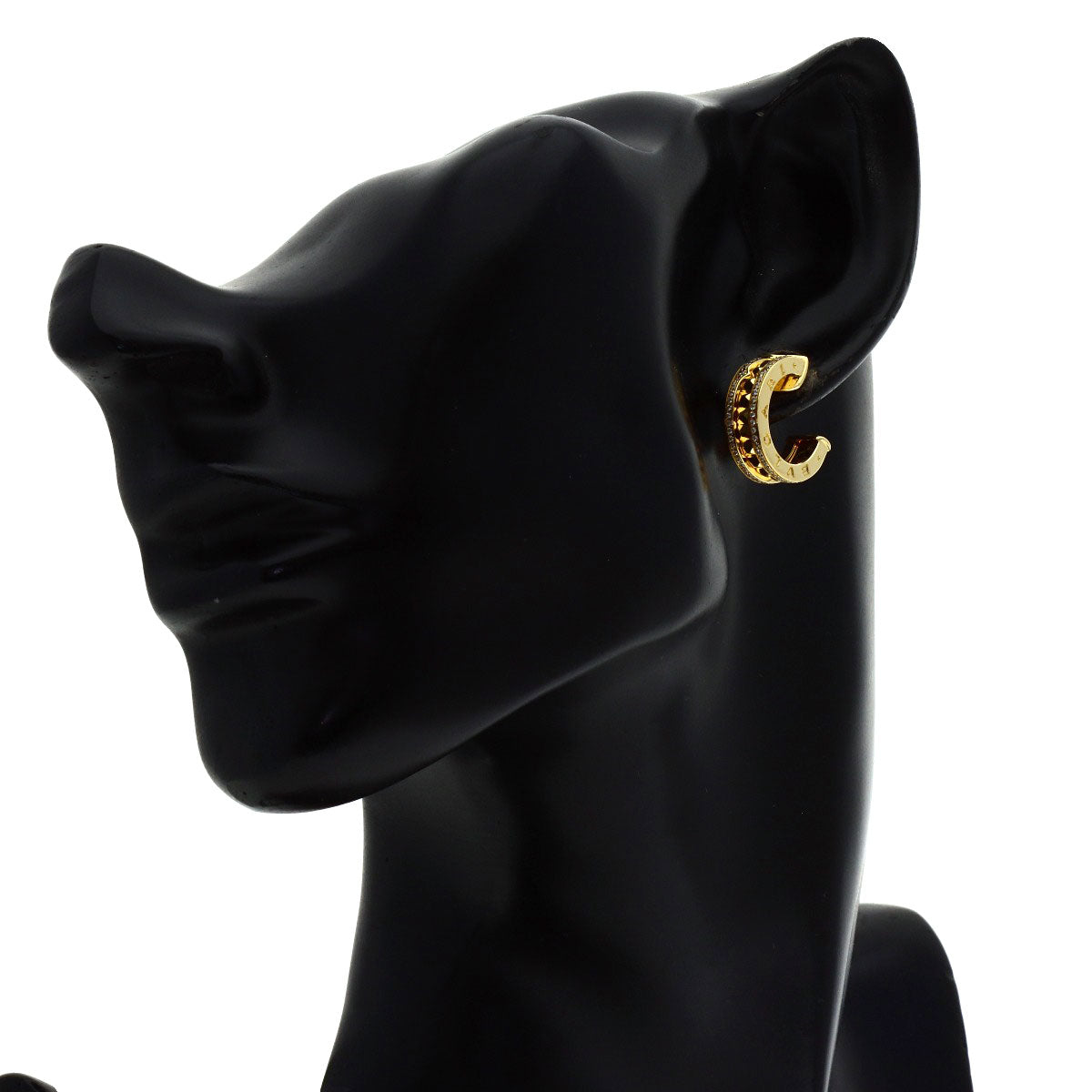 BVLGARI B.zero1 Rock Diamond Left (Single Earring Only) earring K18 Yellow Gold Ladies [Used]