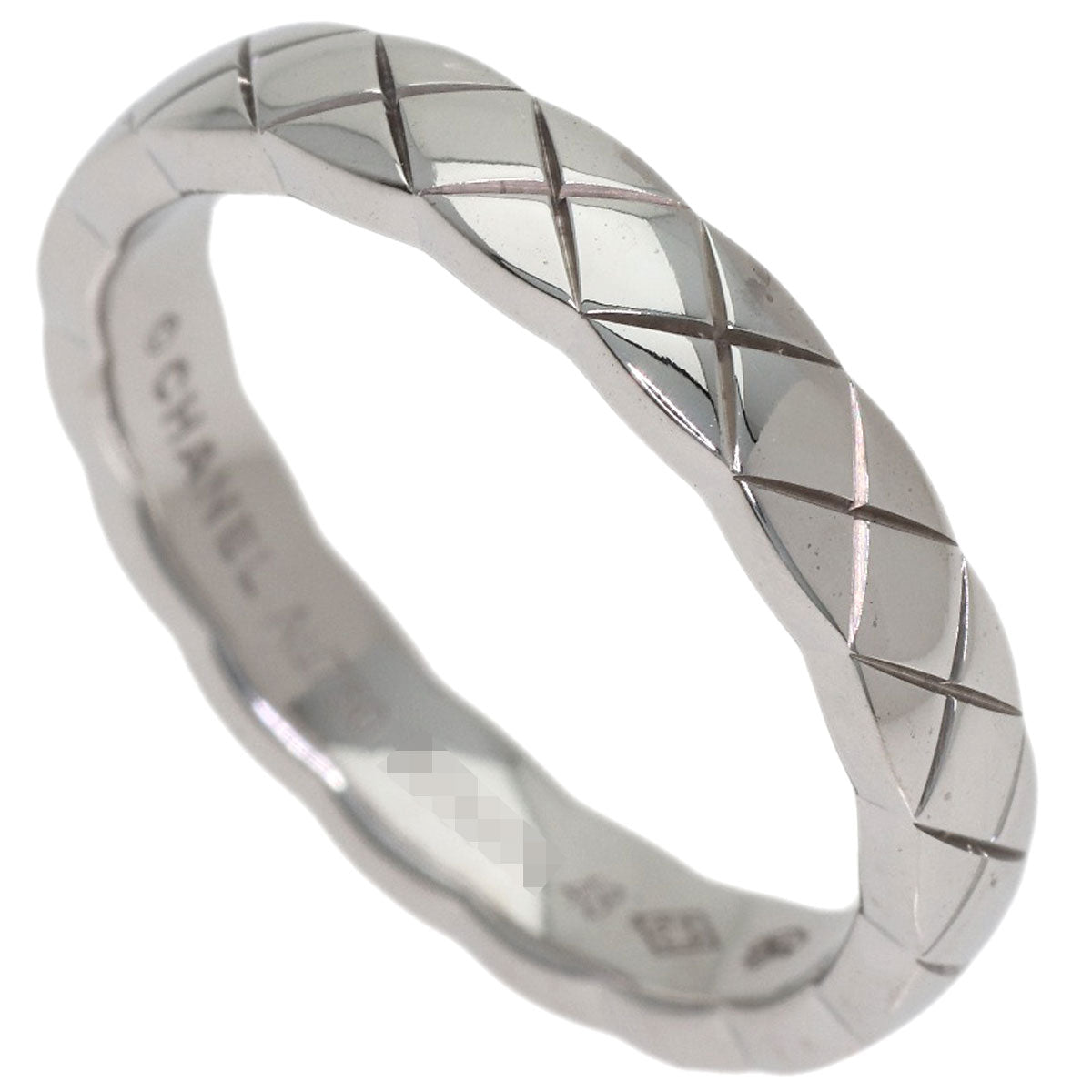 CHANEL Coco Crush Small #48 Ring K18 White Gold Ladies [Used]