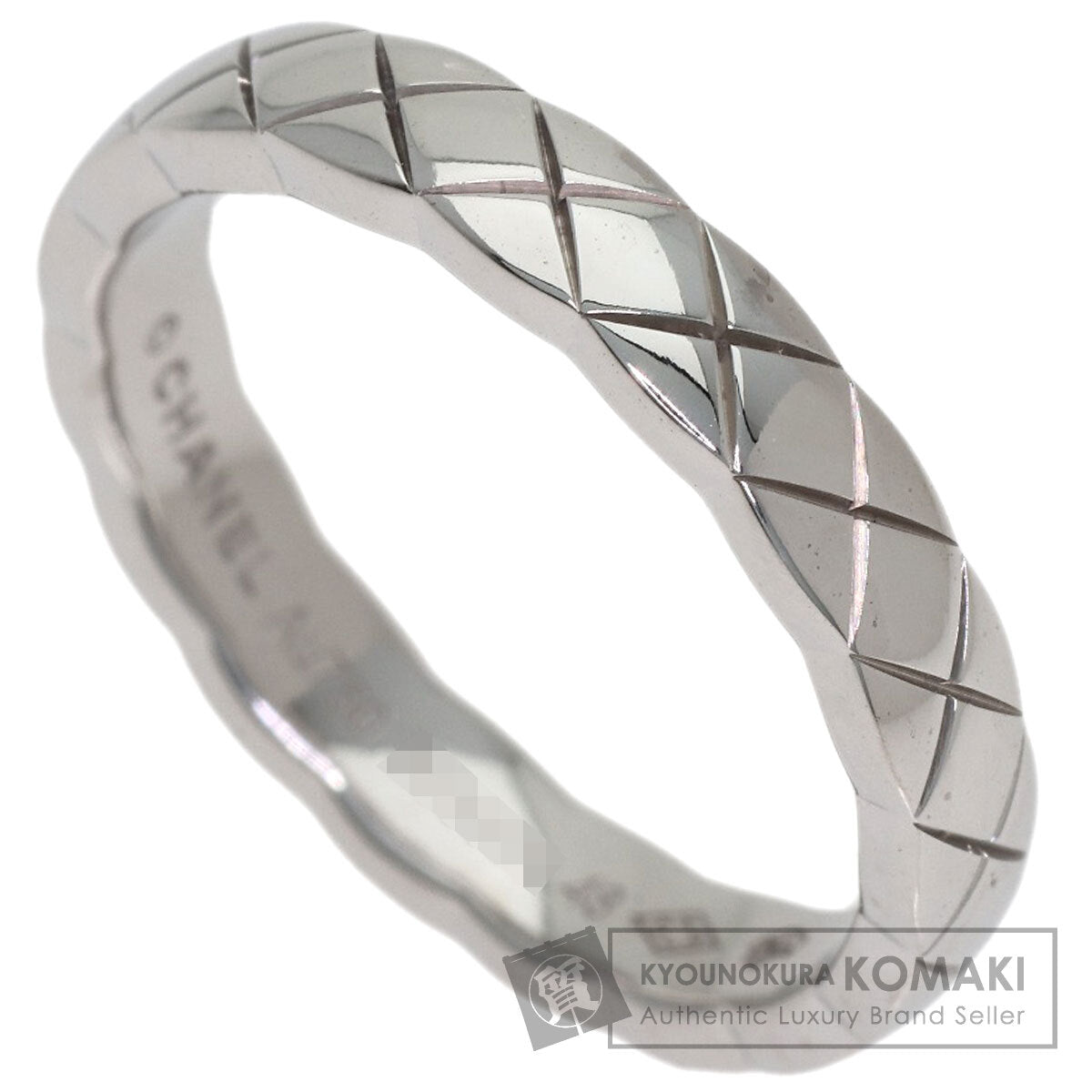 CHANEL Coco Crush Small #48 Ring K18 White Gold Ladies [Used]