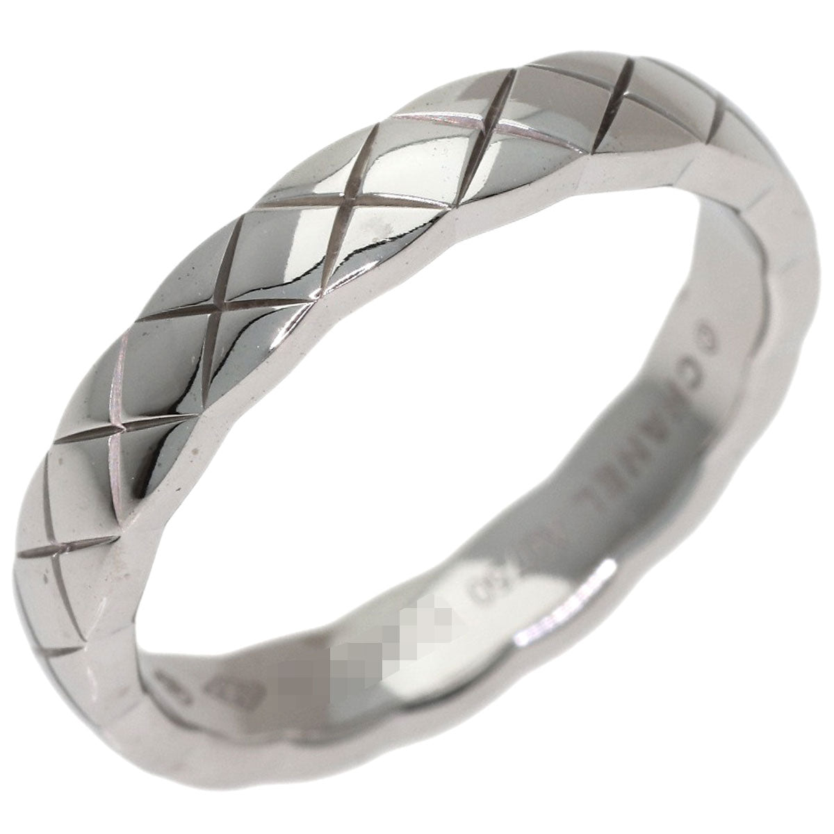 CHANEL Coco Crush Small #48 Ring K18 White Gold Ladies [Used]