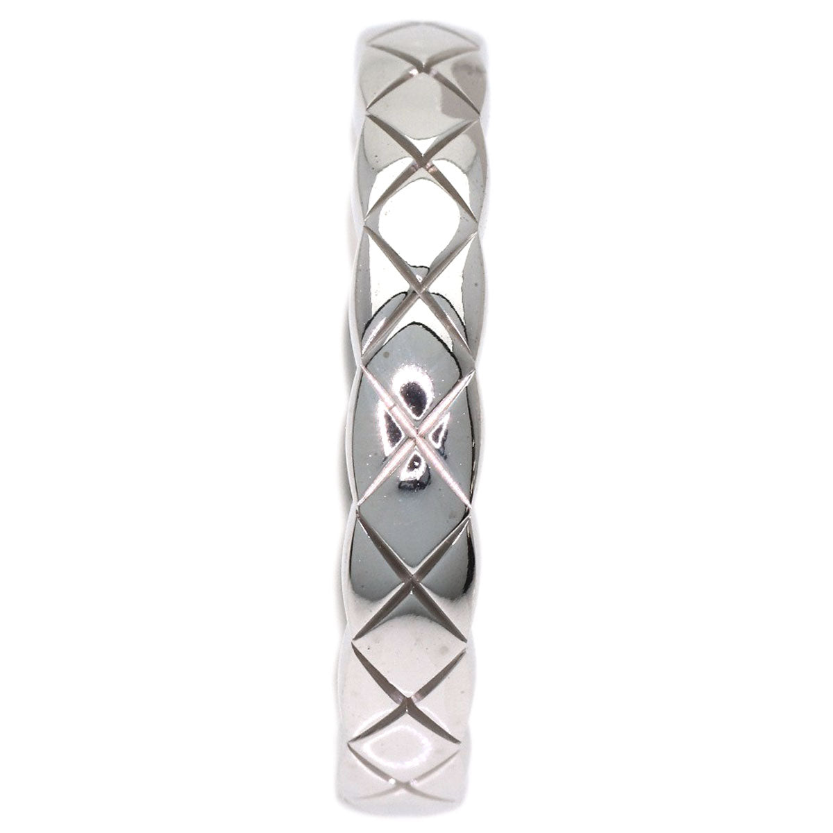 CHANEL Coco Crush Small #48 Ring K18 White Gold Ladies [Used]
