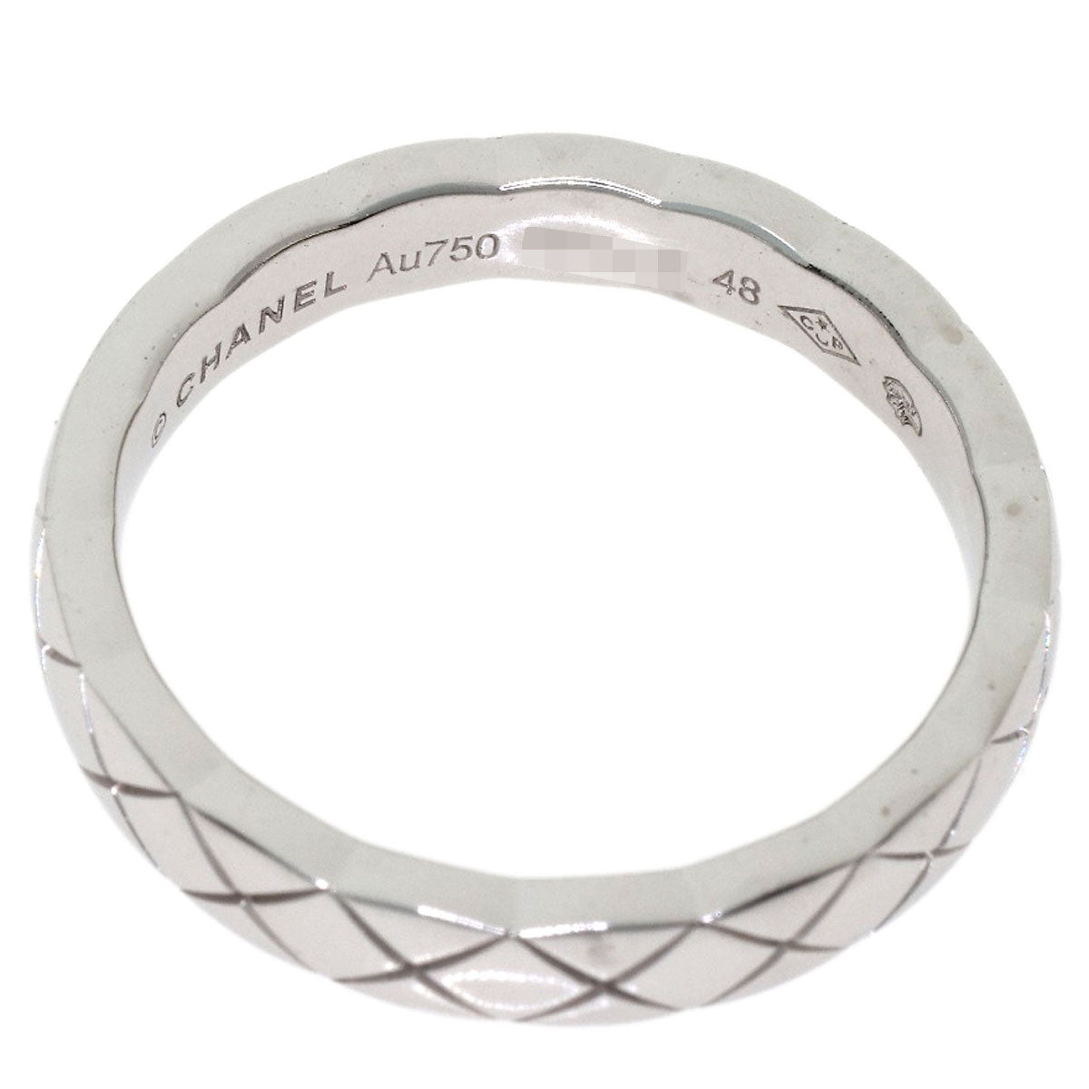 CHANEL Coco Crush Small #48 Ring K18 White Gold Ladies [Used]