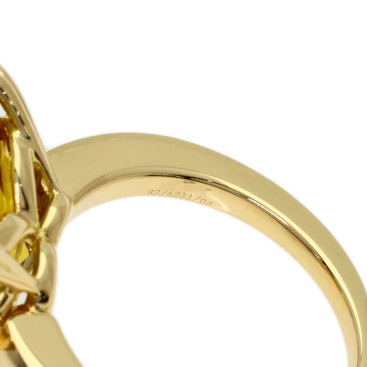 Chopard Saw Happy diamond Ring K18 Yellow Gold Ladies [Used]