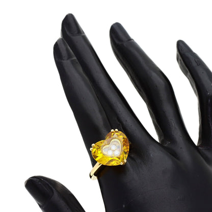 Chopard Saw Happy diamond Ring K18 Yellow Gold Ladies [Used]