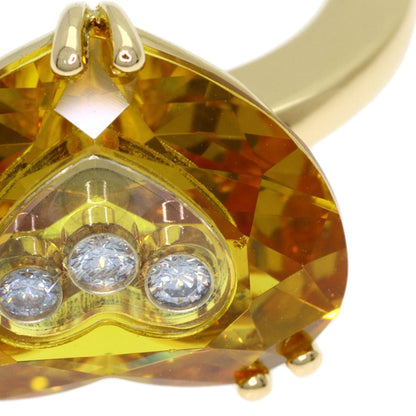 Chopard Saw Happy diamond Ring K18 Yellow Gold Ladies [Used]