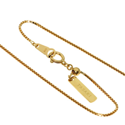 TASAKI Baroque Pearl Station Necklace K18 Yellow Gold Ladies [Used]