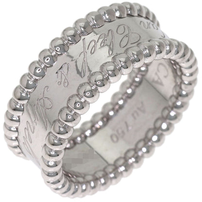 Van Cleef & Arpels Perle Signature Medium #49 Ring K18 White Gold Ladies [Used]