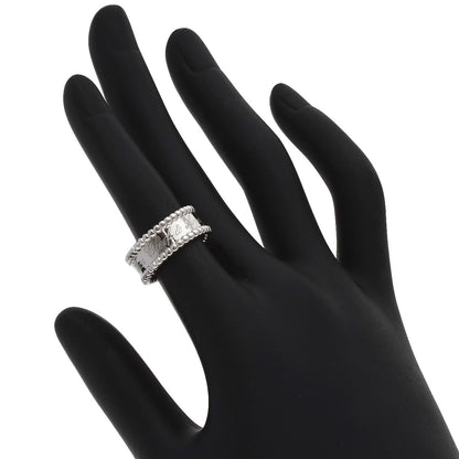 Van Cleef & Arpels Perle Signature Medium #49 Ring K18 White Gold Ladies [Used]