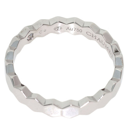 Chaumet Honeycomb B de Chaumet MM #58 Ring K18 White Gold Ladies [Used]