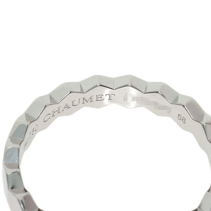 Chaumet Honeycomb B de Chaumet MM #58 Ring K18 White Gold Ladies [Used]