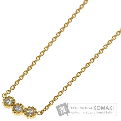 Dior Mimiwi 3PDiamond Necklace K18 Yellow Gold Ladies [Used]