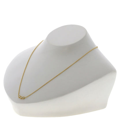 Dior Mimiwi 3PDiamond Necklace K18 Yellow Gold Ladies [Used]