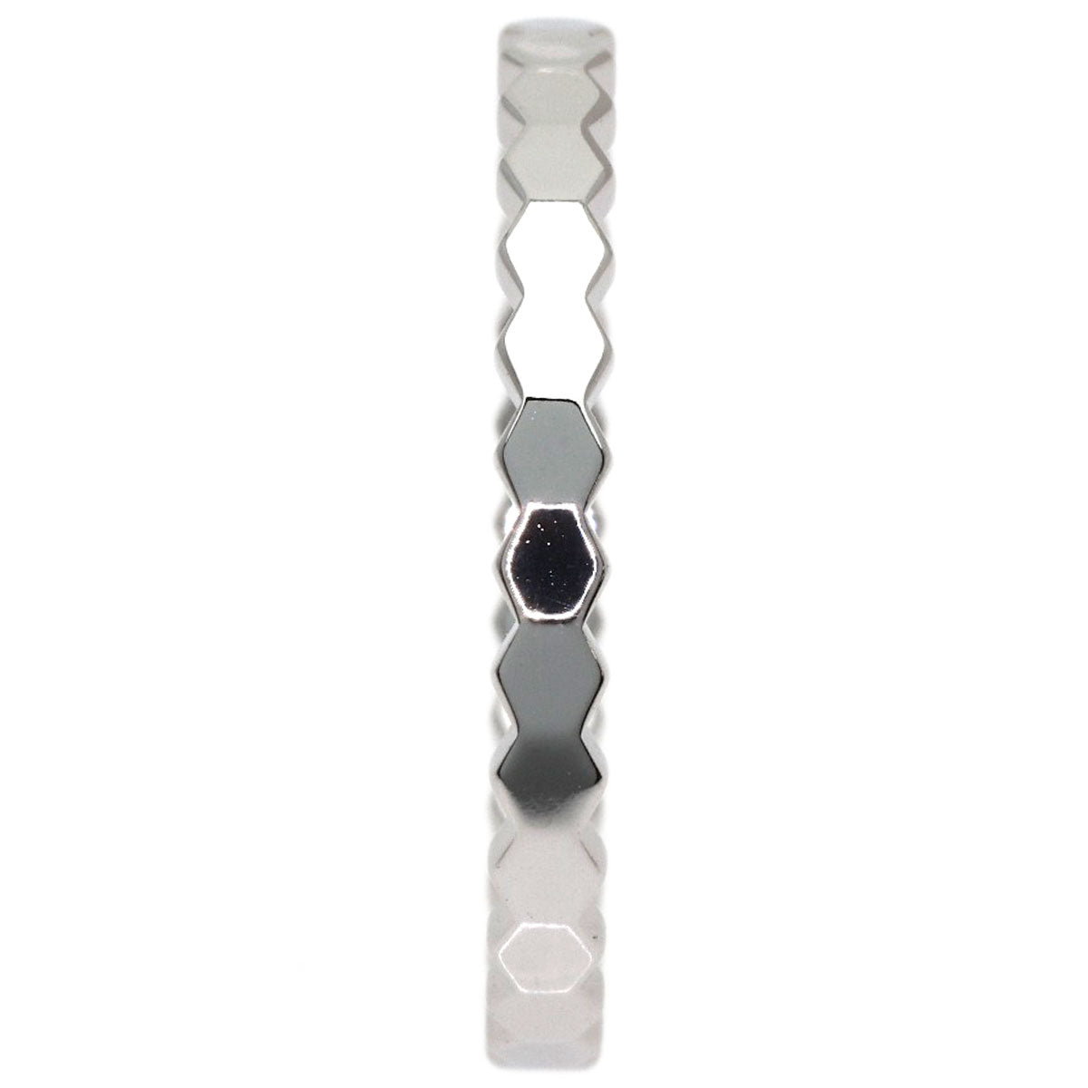 Chaumet Honeycomb B de Chaumet SM #59 Ring K18 White Gold Ladies [Used]