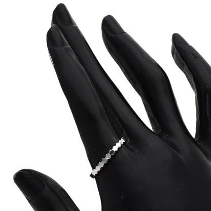 Chaumet Honeycomb B de Chaumet SM #59 Ring K18 White Gold Ladies [Used]