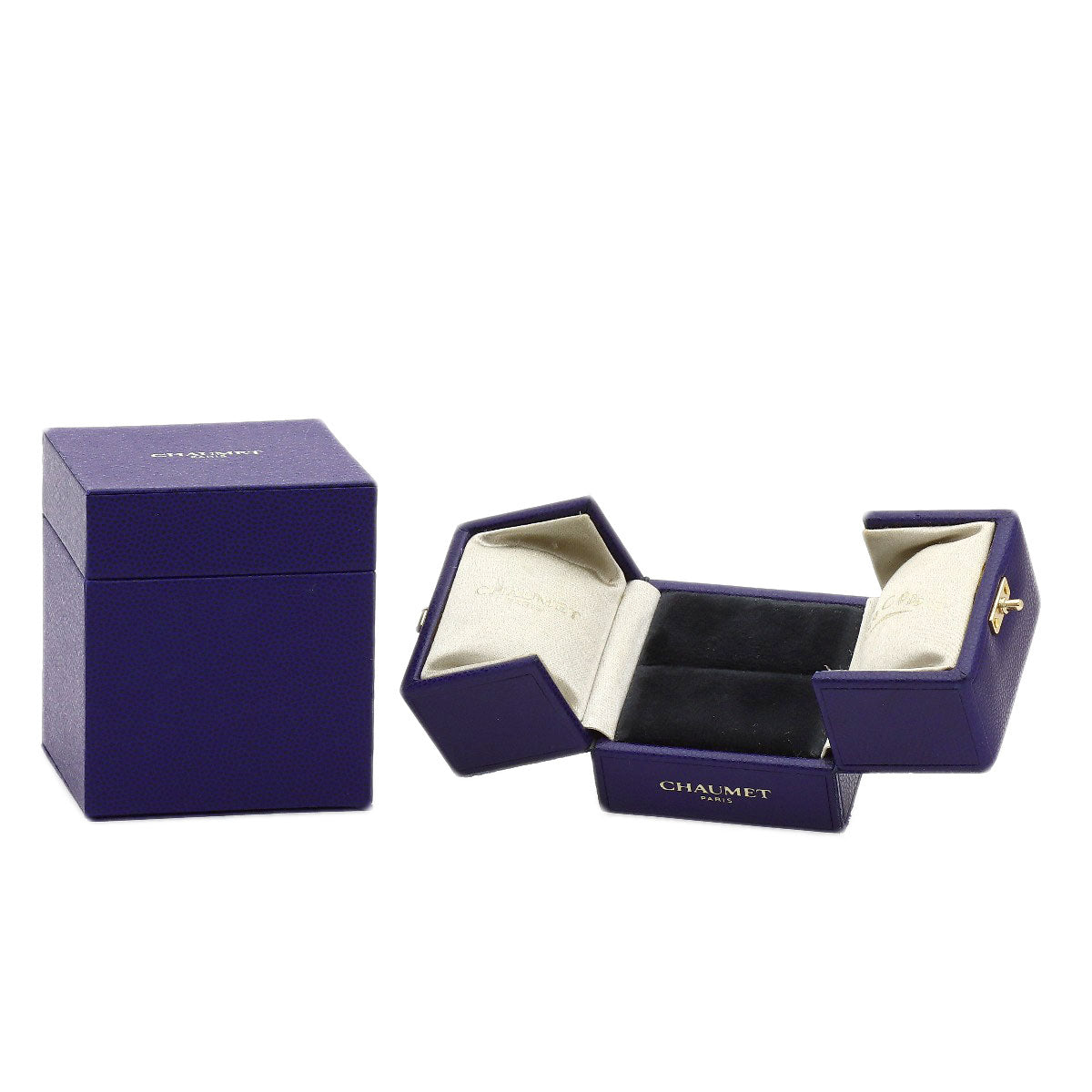 Chaumet Honeycomb B de Chaumet SM #59 Ring K18 White Gold Ladies [Used]