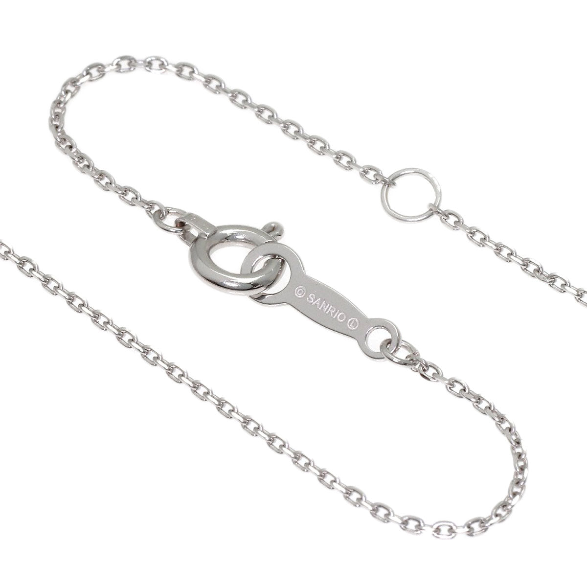 MIKIMOTO Pearl Pearl Sanrio Collaboration Hello Kitty Necklace K18 White Gold Ladies [Used]