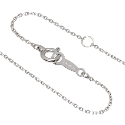 MIKIMOTO Pearl Pearl Sanrio Collaboration Hello Kitty Necklace K18 White Gold Ladies [Used]