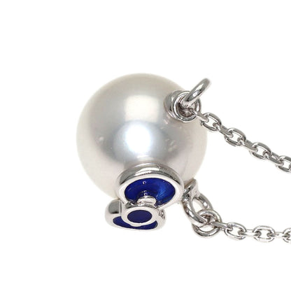 MIKIMOTO Pearl Pearl Sanrio Collaboration Hello Kitty Necklace K18 White Gold Ladies [Used]