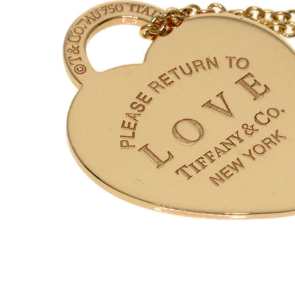 TIFFANY&Co. Return to Love Pave Diamond Necklace K18 Pink Gold Ladies [Used]