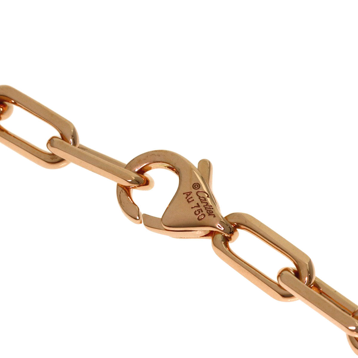 CARTIER Santos de Cartier Bracelet K18 Pink Gold Ladies [Used]