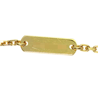 Van Cleef & Arpels Perle Clover Diamond Necklace K18 Yellow Gold Ladies [Used]