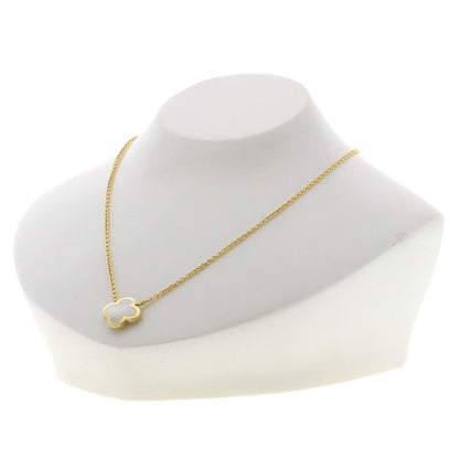 Van Cleef & Arpels Pure Alhambra Shell Necklace K18 Yellow Gold Ladies [Used]