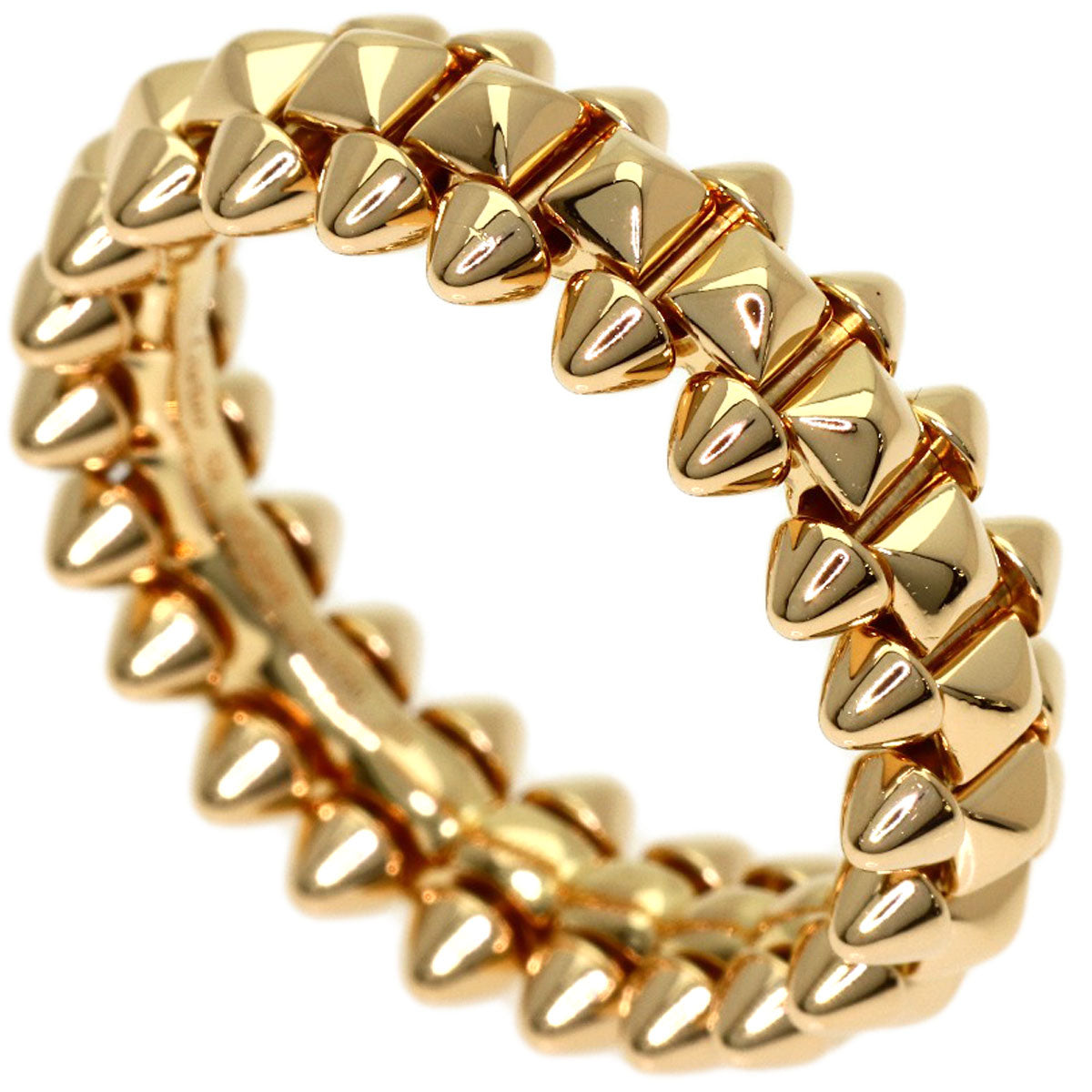 CARTIER Clash de Cartier #52 Ring K18 Pink Gold Ladies [Used]