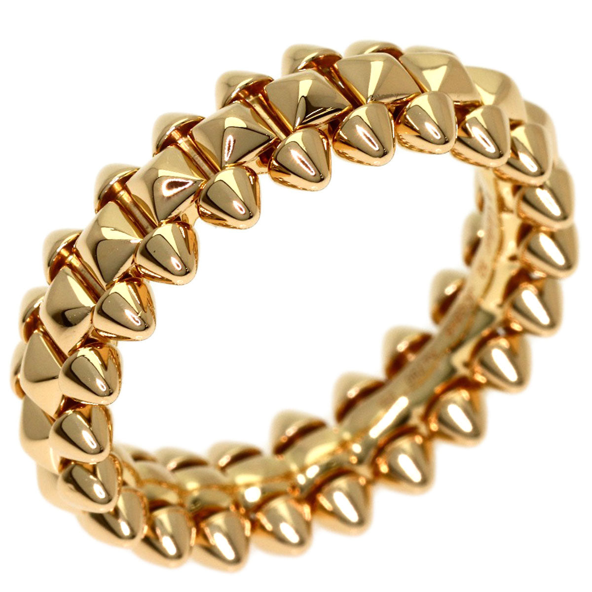 CARTIER Clash de Cartier #52 Ring K18 Pink Gold Ladies [Used]