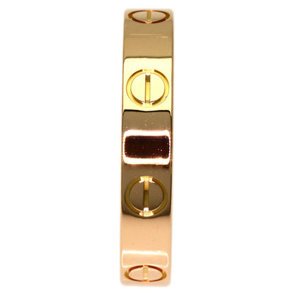 CARTIER mini love ring #53 Ring K18 Pink Gold Ladies [Used]